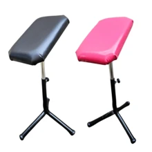 Suporte Apoio de Pé Manicure Pedicure Tripé com Regulagem de Altura - Rosa chiclete - Visão 3