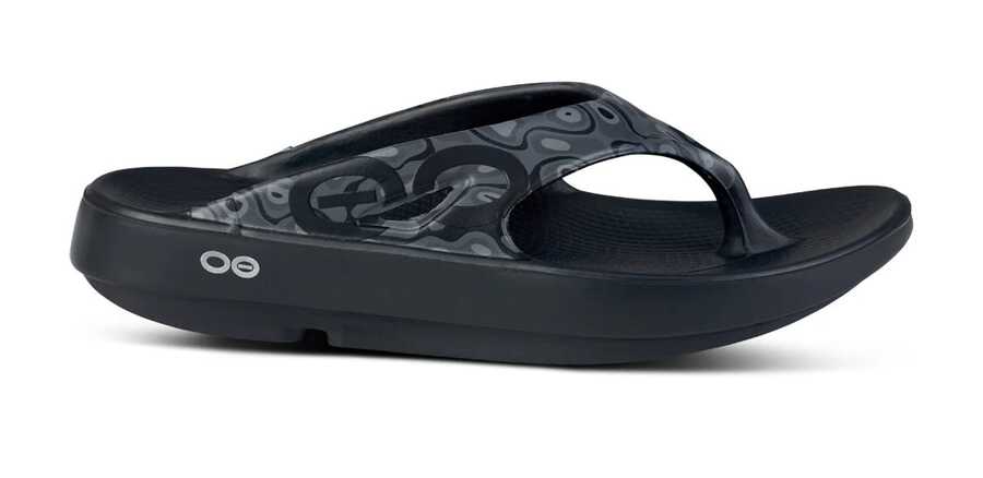 Dép Sandal Thể Thao OOFOS Unisex OOriginal - Camo Nước Đen - Ngụy trang nước đen - Xem 1