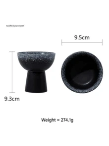 Japanese Style High-Footed Ceramic Ice Cream Cup - Retro Yogurt And Dessert Bowl, High-Footed Bowl, Creative Baking Cake Bowl, Simple And Elegant, Multi-Functional Use, Suitable For Restaurants, Banquet Halls, Cafes, Home Kitchen Decorations, Dishwasher Safe, Suitable For Cake Desserts, Fruits, Snacks, Pudding, Soup, Ice Cream, A Variety Of Specifications Are Available