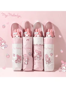 SANRIO 1个Melody立体娃娃头造型五折伞，可爱又实用，完美融合了夏季遮阳防晒功能，轻松抵御烈日，带来清凉舒适的旅行体验，充满乐趣，适合所有年龄段的粉丝，时尚又实用，让你在炎炎夏日绽放甜蜜光彩！男孩情人节爱心女士情人节夏季降温、海滩、旅行、春夏精选、伴娘礼物、房间、卧室装饰、海滩、旅行、男士、女士、度假、可爱小物、母亲节礼物、卧室装饰、花园、厨房装饰、夏季、海滩、旅行必备、房间装饰、软萌、毕业季 - 彩色 - 查看 11