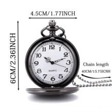 1pc Customized Name Pocket Watch, Personalized Engraved Text For Teachers' Day Gift, Retro Flip-Top Exquisite Engraved Gold Pocket Watch, Customized Pocket Watch Text, Personalized Gift, Unique Best Man Gift, Family Day Gift, Anniversary Gift Back To School - Multicolor - View 6