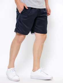 Bermuda Men's Mauricinho Model - Gorilla - Sporty Ideal For Gym Running And Beach Summer Promotion - Màu xanh hải quân - Xem 1