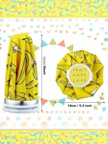 1/4pcs Bolsa de Gelo Reutilizável, Uso Duplo Quente e Frio, Bolsa de Água Quente com Padrão Bonito. Pode ser usada como compressa fria para aliviar a fadiga ocular, portátil e compacta para fácil armazenamento. - Multicolorido - Ver 4