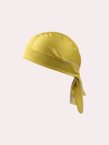 1pc Kids Pirate Cap, Solid Color Elastic Adjustable Pirate Hat For Daily Use