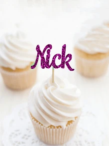10 personalisierte Geburtstagstorte Cake Topper, individualisierbare LOGG Tortendekorationen für Partys, geeignet für Hochzeits-, Jahrestags-Torten, Mehrzweck, schimmelbeständig, zierliche Dekoration, hochwertig, individualisiert, personalisiert, einzigartig, ideales Geschenk für Abschluss, Geburtstag, Hochzeit, Zuhause, Wohnzimmer, Schlafzimmer, Teeraum, Weihnachten, multifunktional, langanhaltend, dekorativ, wiederverwendbar, exquisit, stilbewusst, hochwertig, farbig, modern, individuell, personalisiert, einzigartig, Wohndekoration