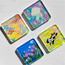 5 Acrylic Refrigerator Stickers Customized Magnetic Suction Stickers, Cute, Creative, Cultural And Creative Magnetic Stickers Customized - Multicolor - View 5