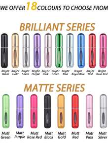 6pcs/5Pcs/4pcs/3Pcs/1Pc 5ML Perfume Refillable Bottle,Refillable Perfume Atomizer Bottle,Perfume Travel Spray Bottling Dispenser,Mini Portable Empty Liquid Container ,Travel Essentials ,Travel Organizer For Beach ,Summer Vacation Back To School