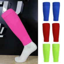 2 Pieces Set Soccer/Basketball Socks Non-Slip Grip Child Sports Socks & Sports Leg Compression Sleeves - Multicolor - View 7