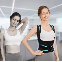2025 Newest 1pc Back Brace Posture Corrector For Men Back Straightener Scoliosis And Hunchback Correction Fully Adjustable Shoulder Support Spine Corrector Support Adjustable Posture Trainer Exercise Waist Belt Suitable For Workout Home Sports And Walk