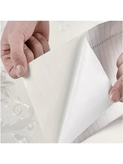 Roll 53*100cm3D Bloemen Wallpaper, Self Adhesive Non Woven Fabric Removable Flower Pattern, Bedroom Living Room ation, ation TV Background Wand Sticker,53*300cmOptional view 6