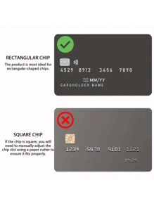 1pc Cartoon Cat Reading Book Creative Card Sticker, PVC Fingerprint-Resistant Credit Card Skin Cover, Suitable For Transportation Card, Student ID, Debit Card, Bank Card, Credit Card DIY Decoration