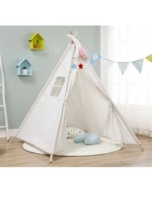 1PC White 1M Tent Portable Tent Indoor Tipi Teepee Outdoor Camping Tent