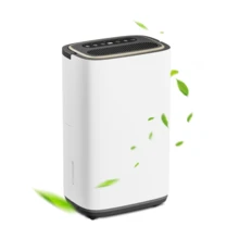 Manastin 34-Pint Dehumidifier For Large Spaces – Covers 2500 Sq. Ft., Ideal For Basements, Bathrooms & Big Rooms – Energy-Efficient, Smart Humidity Control, Drain Hose Included, Ultra-Quiet Operation - US A Type Plug(110-127V) - View 2