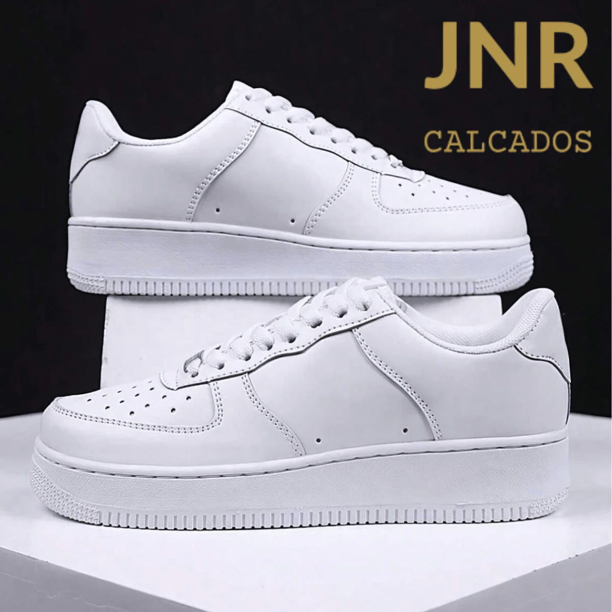 Men's Dress Shoes Stitched Leather EVA Sole Super Comfortable Black White Casual Business Microfiber Leather Padded Asymmetrical Dress Shoes Office Home - 白色 - 查看 1