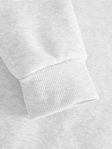 Cold Weather Sweatshirt Casual Men's Women's Printed Planet Earth Coat Cotton Comfortable Stylish - trắng - Xem 4