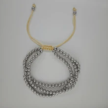 1pc Fashion Layered Beaded Bracelet For Women For Daily Decoration - Gold - View 7