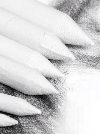 6pcs/Set Blending Smudge Stump Stick Sketch Art White Drawing Charcoal Sketching Tool Rice Paper Pen Artist Supplies,Drawing Supplies,Mom's Gift,School Supplies, Holiday Party Gifts,Christmas Gift