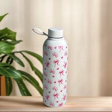 1pc Flower Pattern Printed Water Cup, Reusable, Gifts For Family And Friends, Small Mouth Bottle With Rope, Direct Drinking Cup, Fresh Air, Coffee Cup, Tumbler. - Multicolor - View 5