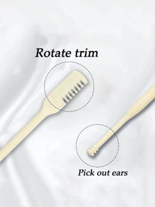 4pcs Nose Hair Remover, Easy To Clean, Tail Removes Ears, Two-In-One Remover: 360-Degree Rotating Nose Hair Trimmer For Men And Women, A Must-Have For Personal Care 3/2/1pc