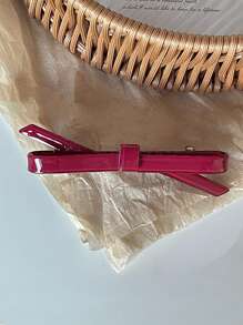 1 Stück / 6 Stück Damen Haarclip aus Acetat mit Schleife, minimalistisches Modeaccessoire für Frühling, geeignet für täglichen und lässigen Gebrauch oder als Geschenk für Freundinnen, Freunde und Familie, Valentinstags Geschenk