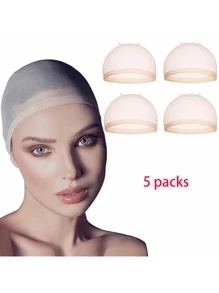 2 Packs Natural Skin Tone Breathable Invisible Wig Caps, Suitable For Cosplay, Role-Playing, Headwear. Suitable For Performances, Middle-Aged Women Can Also Use, Boys And Girls Suitable For Role-Playing, Dancing And Holiday Use Hair Nets, High Quality Mesh Wig Caps For Wig Making, Crochet Wig Caps, Elastic Hair Nets, High Definition Lace Wig Caps Suitable For Wig DIY, Unisex Hair Accessories, Suitable For Any Face Shape, Fun Parties