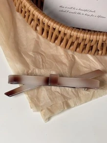 1 Stück / 6 Stück Damen Haarclip aus Acetat mit Schleife, minimalistisches Modeaccessoire für Frühling, geeignet für täglichen und lässigen Gebrauch oder als Geschenk für Freundinnen, Freunde und Familie, Valentinstags Geschenk