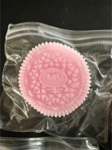 小红书同款饼干捏捏乐仿真食物玩法三明治蛋糕捏捏超柔软浮雕玩具 - 彩色 - 查看 9