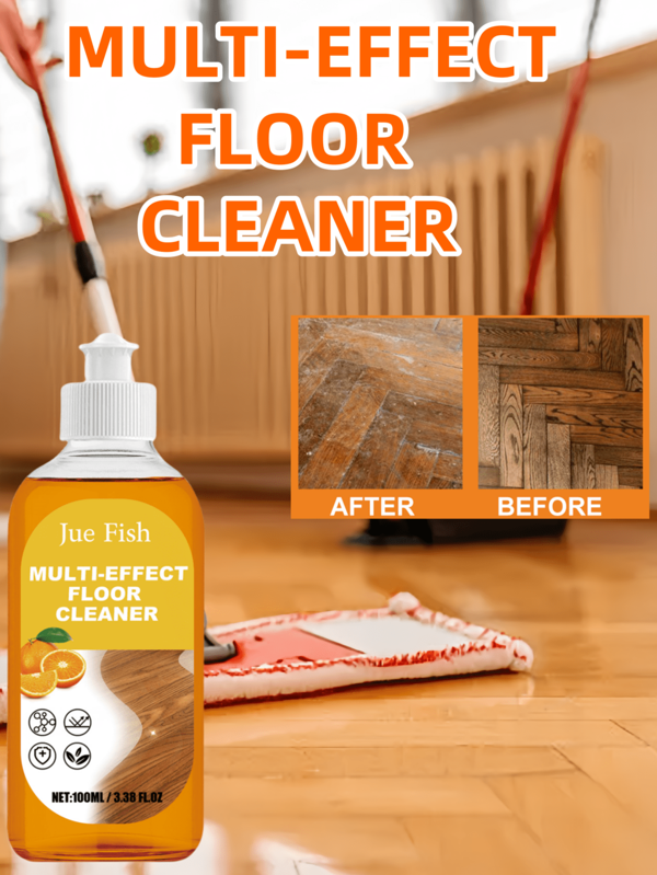 Multifunctional Floor Cleaner Gently Cleans Floors, Tiles, Wooden Furniture And Stubborn Dirt Stains