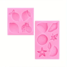 2/1 Piece Lemon & Summer Fruit Silicone Molds - Resin Cast, Polymer Clay Decoration For DIY Crafts - Mould - View 4
