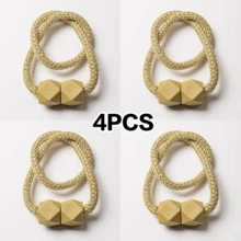 2/4pcs Magnetic Curtain Tiebacks, Faux Pearl Ball Decorative Home Curtain Buckle, Curtain Rope Straps For Holding Curtains & Drapes, For Bedroom Living Room Home Decor - one-size - View 10