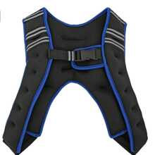 Running Weighted Vest, Neoprene Adjustable Weighted Vest For Men And Women, Blue/Black, 10 Lbs