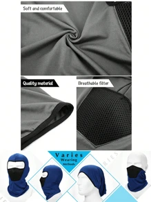 5 Pcs/Set Outdoor Camouflage Versatile Headband Neck Gaiter Face Mask Cover Wind-Proof Sunscreen Motorcycle Neck Warmer
