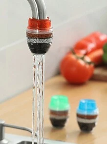 5-Layer Activated Carbon Water Filter Faucet Diverter, Suitable For Kitchen Faucet And Shower Head(The Product Is One Size, Please Pay Attention To The Aize)