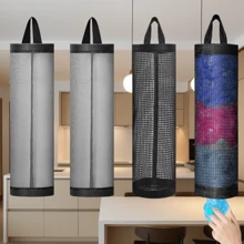 Portabustine in plastica, porta-buste della spesa in rete appeso per riporre e conservare le buste