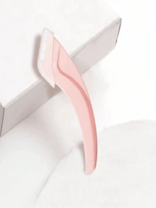 1 Set Eyebrow Razor, Crescent Eyebrow Trimmer With Comb, Eyebrow Grooming Kit, Makeup Tools, Facial Hair Trimmer, Shaver - Multicolor - View 7