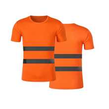 反光T恤轻质吸湿排汗反光背心跑步健身装备