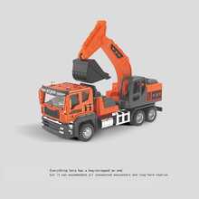 1 件合金泵车模型玩具工程车儿童惯性仿真混凝土卡车男孩婴儿耐用卡车，返校 - 彩色 - 查看 14