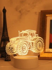 1 Peça Luz Noturna Criativa Alimentada por USB, Lâmpada de Mesa para Decoração de Casa, Sala de Estar, Quarto, Presente de Aniversário, Presente de Feriado