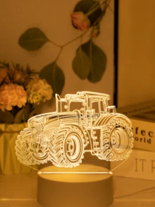 1 Peça Luz Noturna Criativa Alimentada por USB, Lâmpada de Mesa para Decoração de Casa, Sala de Estar, Quarto, Presente de Aniversário, Presente de Feriado