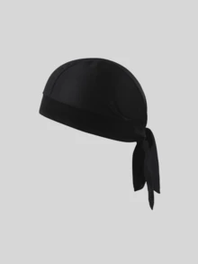 男女通用佩斯利图案弹性海盗头巾帽，适合日常使用