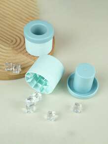 1set Silicone Ice Maker Kit - Kitchen Ice Cube Tray, DIY Home Ice Mold, Grinding Tool, Refrigerator Ice Canister