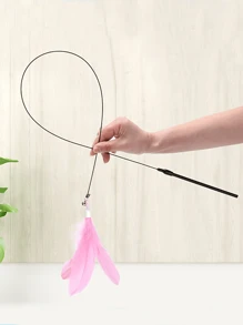 1/3pcs Cat Toy Suction Cup Tease Cat Stick Play By Yourself To Relieve Boredom Interactive Bite-Resistant Cat Toy With Suction Cup And Bell