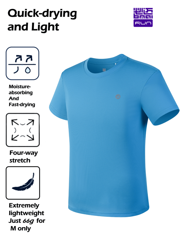 Bmai 1 Piece Of BMAI Men's Running Round Neck Short-Sleeve T-Shirt, Suitable For Outdoor Wear, Quick-Drying, Soft, And Comfortable Sports Fitness Training Top, Ideal For Running, Fitness, Hiking, Cycling, And Other Activities.
