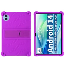 Étui pour Teclast P50, étui enfant en silicone souple antichoc pour tablette Android 14 pouces, coque en gel de silice souple pour Teclast P50s, 11 pouces, étui avec support pour Teclast P50 2024 et Teclast P50S, étui enfant antichoc en silicone protecteur 11 pouces