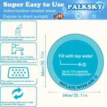 Interactive Splash-Proof Cat Play Mat With Floating Fish Design, PVC Boredom Relief Kick Toy For Indoor Cats, Tap Water