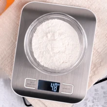 1pc Kitchen Scale, Electronic Scale, Small Electronic Kitchen Scale, Household Kitchen Scale For Fruit, Jewelry, Food, Seasoning, Weighing Range 5000g/1g - Silver - View 10