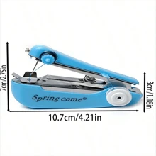1pc Sewing Machine, Fast Sewing Machine, Portable Sewing Machine, Portable Metal Sewing Machine, Multi-Color Portable Mini Handheld Manual Sewing Machine, Multifunctional Household Use