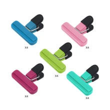5/10/20 Stücke Beutelclips, Lebensmittelclips, Küchenclips zum Aufbewahren von Lebensmitteln im Kühlschrank, Snackbeuteln, Fotos - Klemmen für Zuhause, Büro, Schule und mehr - viele - Übersicht 10