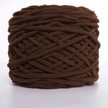 1 团 T 恤纱线、冰棍雪尼尔针织面料纱线，用于钩编和编织包袋、垫子、玩偶、手工钩编项目 - 多色 - 查看 28