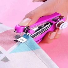 1pc Sewing Machine, Fast Sewing Machine, Portable Sewing Machine, Portable Metal Sewing Machine, Multi-Color Portable Mini Handheld Manual Sewing Machine, Multifunctional Household Use